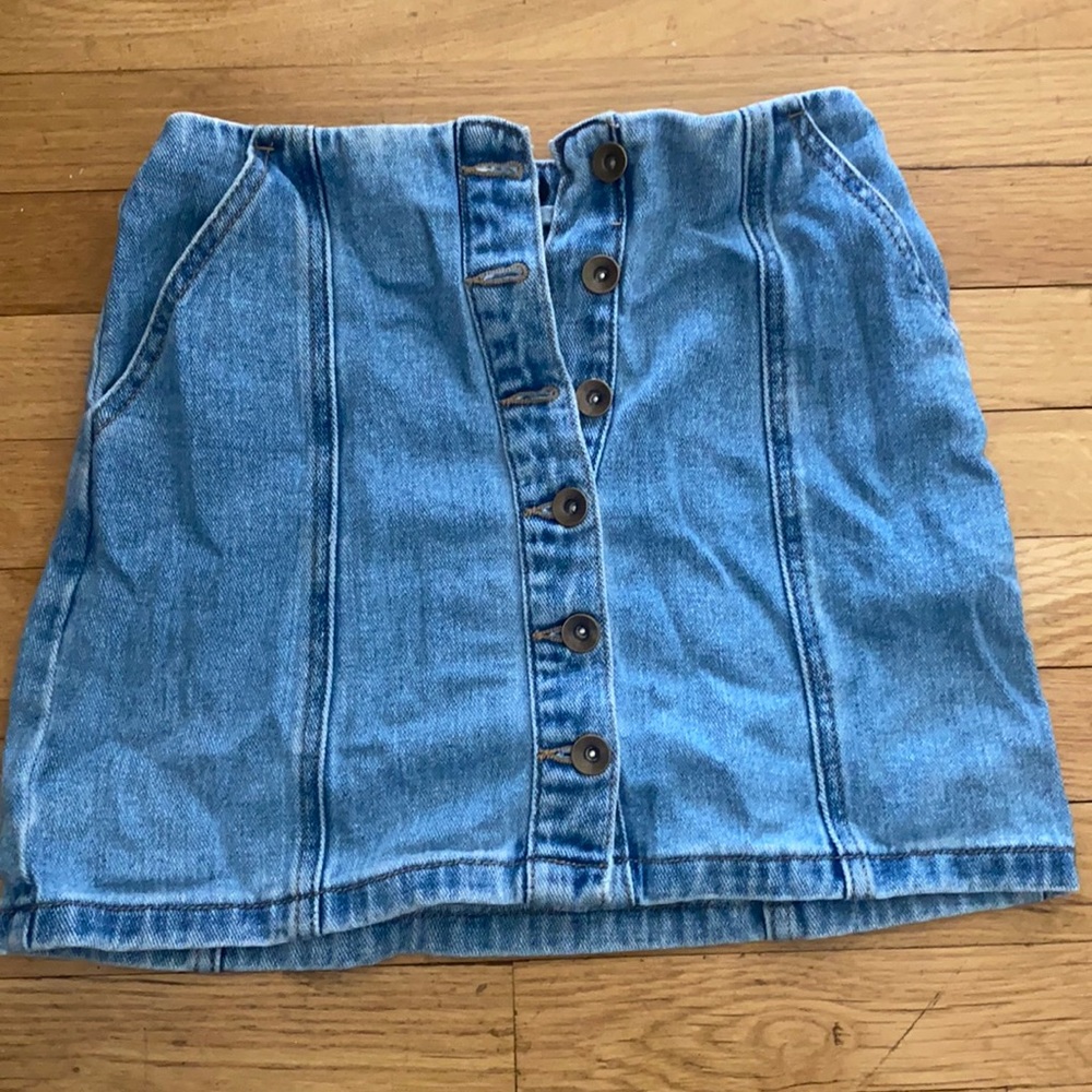 FOREVER 21 Jean Skirt Small